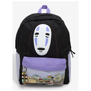 Studio Ghibli Spirited Away No-Face Canvas Backpack NWT